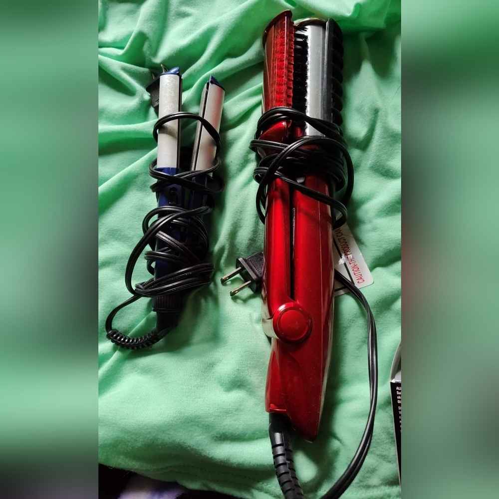 Two straighteners